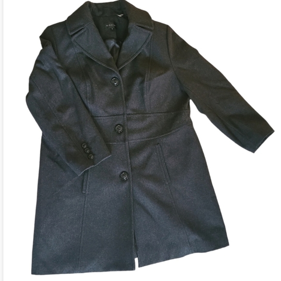Braetan wool blend coat jacket charcoal grey - Picture 1 of 4